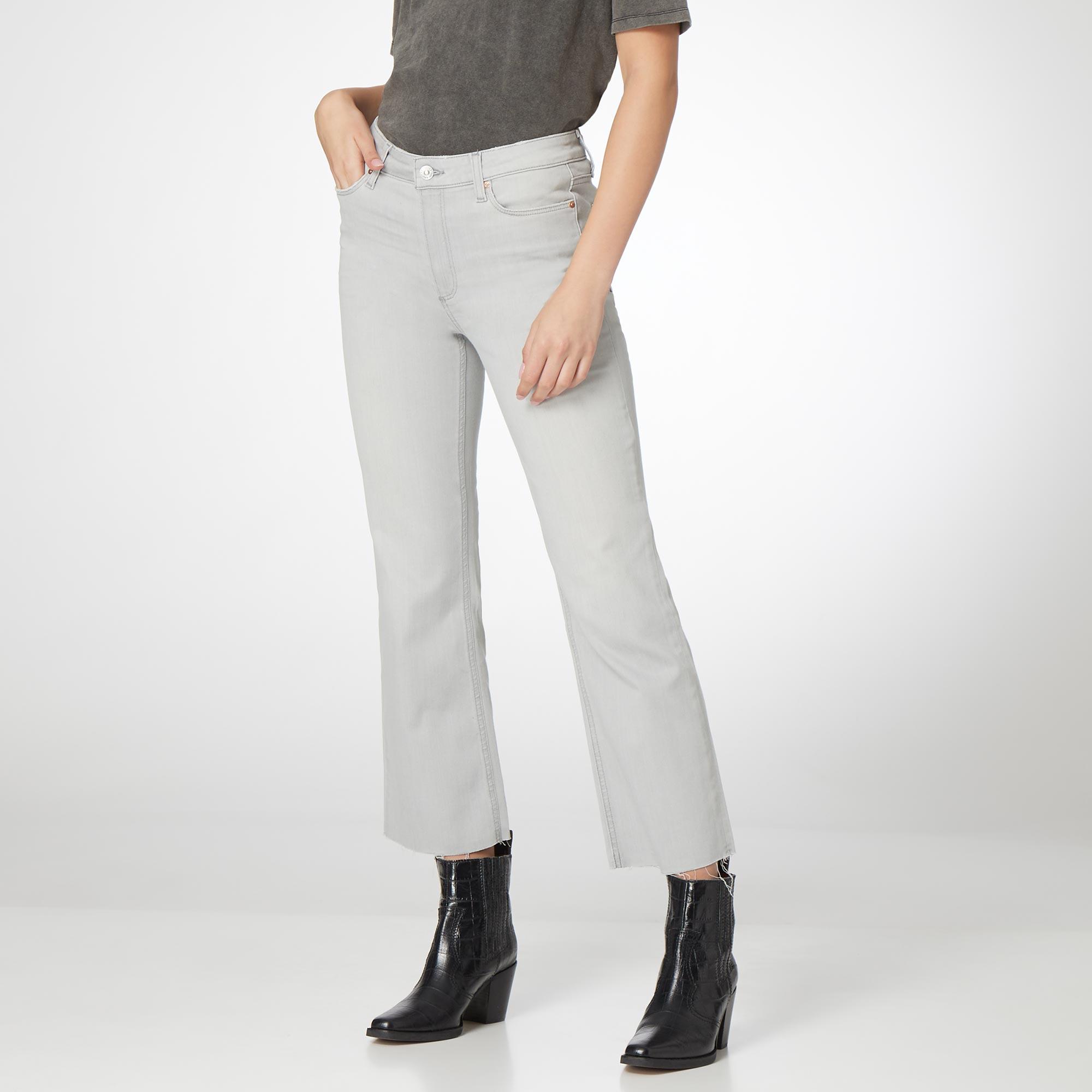 Colette Mid Rise Wide Leg Cropped Jeans